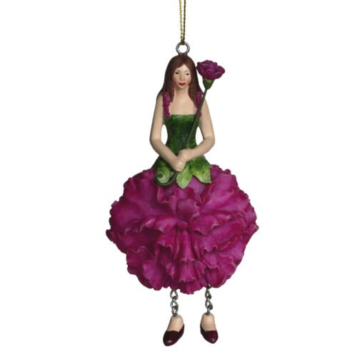 Rožne vile nagelj dekor Slovenske cvetlice rože carnation flower fairy