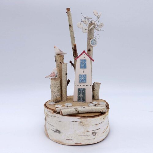 Zdenka Kastelic breza Slovenia Etno galerija Skrina