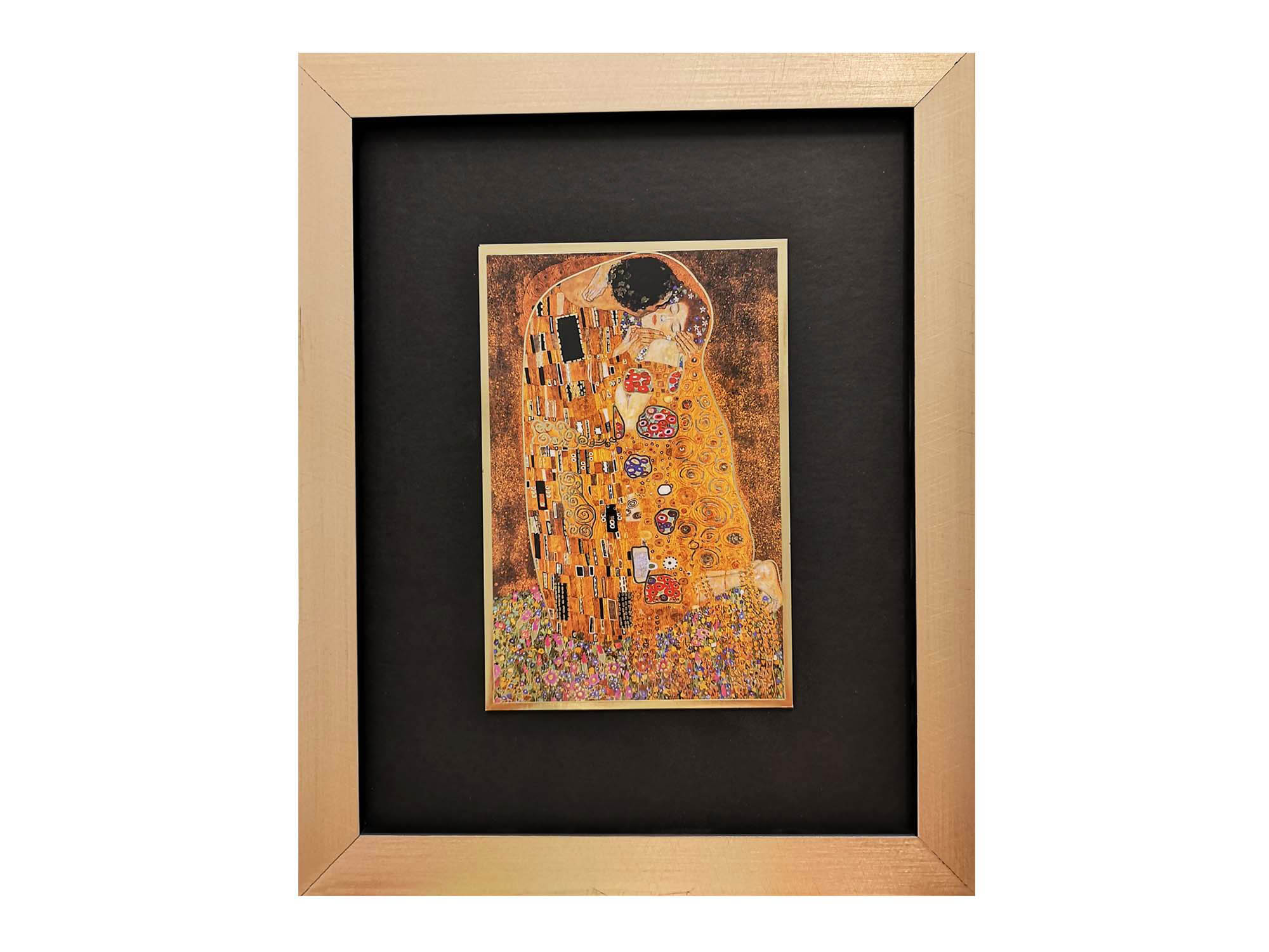 Gustav Klimt – Poljub grafika
