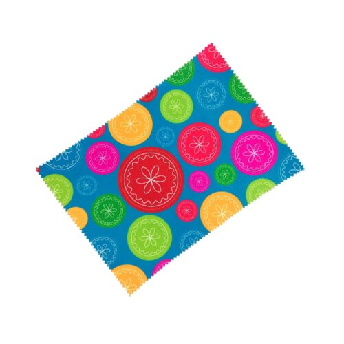 Krpica za očala pisanice modra tradicija s posluhom etno skrina